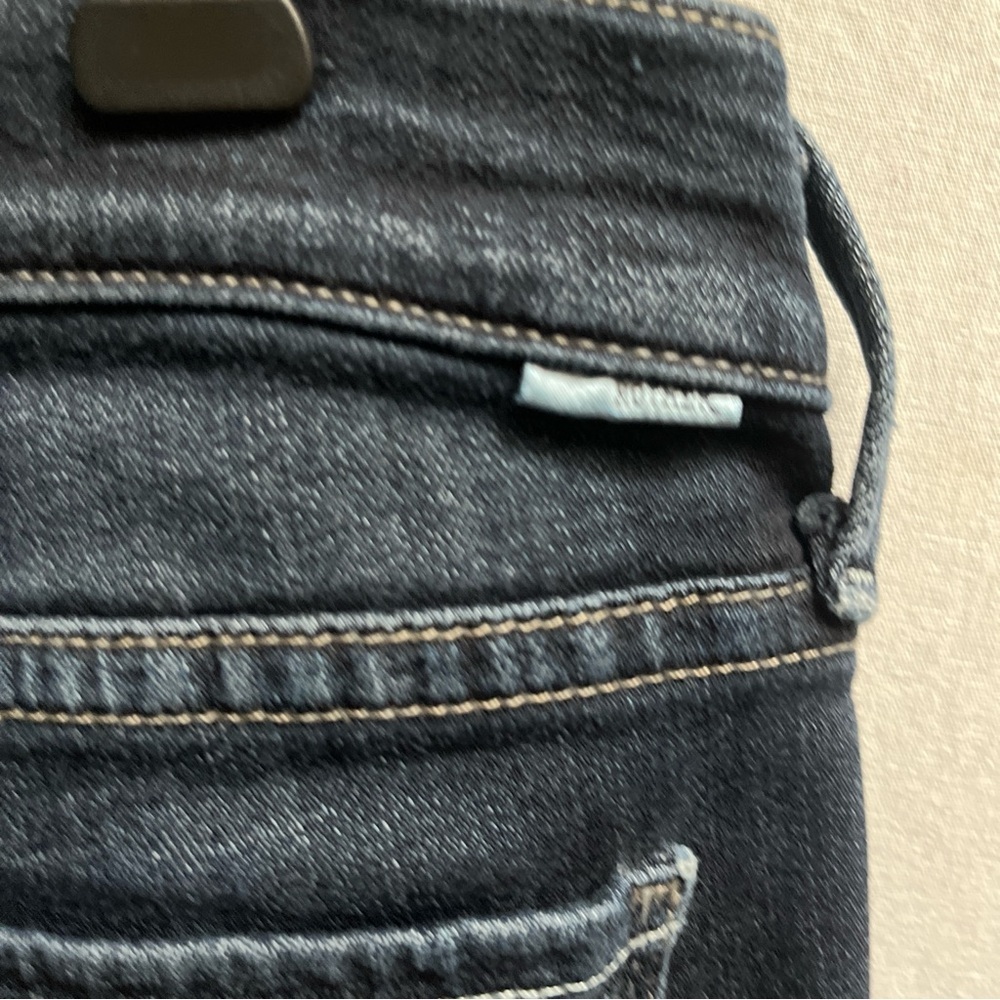 Mother The Rascal Dark Blue Women's Distressed Slim fit Jeans Sz 27 - Picture 4 of 15